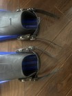 Mares Open Super Channel Heel Dive Fins Blue black Size Regular Scuba Flippers