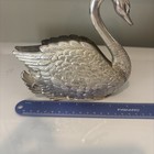 Vintage The Swan Napkin Holder Goldinger Italy 1984 Silverplate