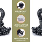 30 Pack Ball Bungee Cord 12 Inch Heavy Duty Black Orange For Tie Down