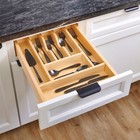Rev-a-shelf Natural Maple Right Size Utensil Drawer Insert  13-1 4  X 19-1 2 