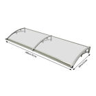 For Sun Uv Protection Front Door Aluminum Arch Rainshed W  Sink Self-cleaning