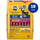 Pedigree High Protein Adult Dry Dog Food  Beef And Lamb Flavor  18 Lb  Bag