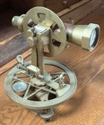 Vintage Antique  W    L e  Gurley  Brass Surveyor Transit  9x7  Tabletop Nice 