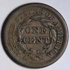 1855 Braided Hair Large Cent Xf E172 Ujrnm