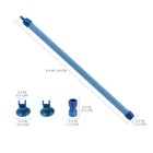 10-inch Fish Tank Aquarium Bubble Wall Air Stone Tube With Suction Cup  blue 