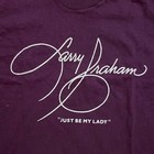 Larry Graham  central Station  Just Be My Lady 1981 Promo T-shirt Purple Small