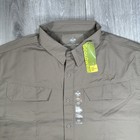 Boy Scouts Of America Men   s 3xl Adventure Shirt Short Sleeve Button Shirt Khaki