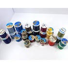 Vintage J p Coats Thread Lot Multi Color Plastic Spools Sewing Craft