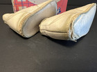 1950s Wee Walker White Leather High Top Baby Shoes Original Box