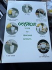 Easysprout 1 Liter Bpa Free Plastic Seed Sprouter Kit  White Round  1 Pack 