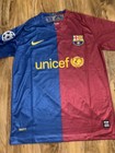 Lionel Messi Hand Signed Barcelona  Home Shirt With Coa Included 