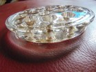 Vintage 19 Hole Clear Glass Flower Frog 4 3 4  Across For Floral Arrangements Gu