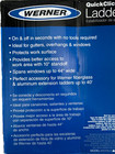 Werner Ac78 Quickclick Ladder Stabilizer New 