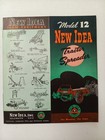 Model 12 New Idea Manure Spreader Equipment Sales Brochure Pamplet 