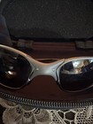 Oakley Juliet Tio2 Sunglass Frame Gray Black Rare Need Tune Up