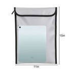 Fire Proof Money Bag Big 11 15 Inch Document Pouch Waterproof Safe Cash Lock