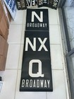 Ny Nyc Subway Roll Sign Collectible Bmt Ind Broadway N Nx Q Urban Home Wall Art