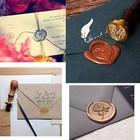 12 Pieces Sealing Wax Sticks With Wicks For Letter Seal Wax Stamp wedding Invita