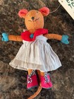 Barbara Sansoni 5  Mouse Gray Dress Pink Shoes 5    New Nwt