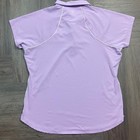 Peter Millar Performance Polo Shirt Womens Large Purple Upf 50  Sun Protection