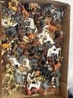 Huge Lot Of Vintage Plastic Toy  Animals Farm Zoo Wild Marx Britains Hong Kong