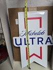 Michelob Ultra Iconic Ribbon Metal Tin Tacker Beer Bar Pub Sign