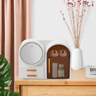 Modern Cosmetics Storage Box Makeup Display Organizer Case W  Led Light Mirror