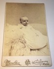 Antique Victorian Wide Eye Adorable American Baby  Fitchburg  Ma Cabinet Photo 