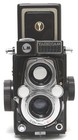 Vintage Yashica 44 Lm Tlr Camera Brown For 127 Film 4x4cm Nottested W  Case   H
