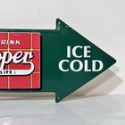 Dr Pepper Arrow Metal Sign Good For Life Vintage Soda Gas Station Decor Ice Cold