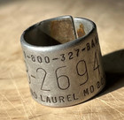 Vintage Authentic Harvested Call 1-800-327-band Goose Leg Bird Waterfowl 948