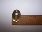 Vintage Brass Skeleton Keyhole Cover Escutcheon Door   Drawer Hardware