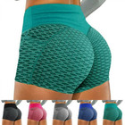 Women High Waist Yoga Shorts Butt Lift Ruched Pants Push Up Leggings Running Gym