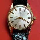 Vintage  1962  Men  Omega  Seamaster  Cal 552   Automatic  Date  Gold ss  Clean