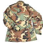 Military Cold Weather Field Jacket Sm-l Woodland Camo Stock  8415-01-099-7832