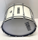 Yamaha 26    Field Corps  Marching Band Bass Drum White