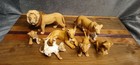 Schleich Lion Lioness Cub Family Lot Of 7 Set Retired Lions Cubs Zoo Big Cats