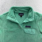 Patagonia Womens Re-tool Snap-t Fleece Pullover Mint Green Polartec Small