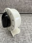 Vtg Lux 1940 Robert Shaw Minute Meter Timer White Kitchen Retro Metal Cooking