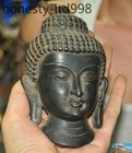 6 old Tibet Buddhism Bronze Shakyamuni Sakyamuni Buddha Statue Mask Wall Hanging