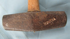 1890 s Nevada Pattern Hand Rock Drill Hammer Stamped Nevada-oro Grande Ca Mine