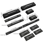 12pcs Sanding Block Kit Flexible Eva Wet Dry Use For Auto Body Woodwork Black