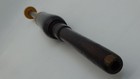 Antique Bagpipe Practice Chanter Carved Wood   Bakelite Made In Pakistan Nice