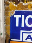 Vintage Greyhound Porcelain Sign Old Bus Transit Ticket Office Veribrite Chicago