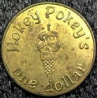Hokey Pokey s One Dollar  1 00 Carwash Token - Car Wash Token 25mm  c547 