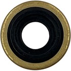 Resone Oxygen Yoke Washer Seals  5   pack     Smooth   edge Brass rubber Cga   870 Regul