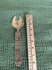 Vintage Norwegian Viking Ship Salad Serving Spoon Fork Nordic Scandinavian 8   