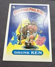 1985 Topps Garbage Pail Kids Series 1  9b Drunk Ken Glossy Gpk Sticker Card