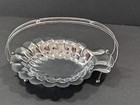 Vintage Shelton Ware Mcm Candy Trinket Nut Dish Atomic Silver Chrome Decor