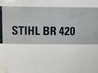 Oem Stihl Instruction Manual For Backpack Blower Br 420 English Spanish
